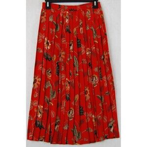 Vintage Alfred Dunner Maxi Skirt Women's Size 10 Petite Floral Boho Bohemian EUC